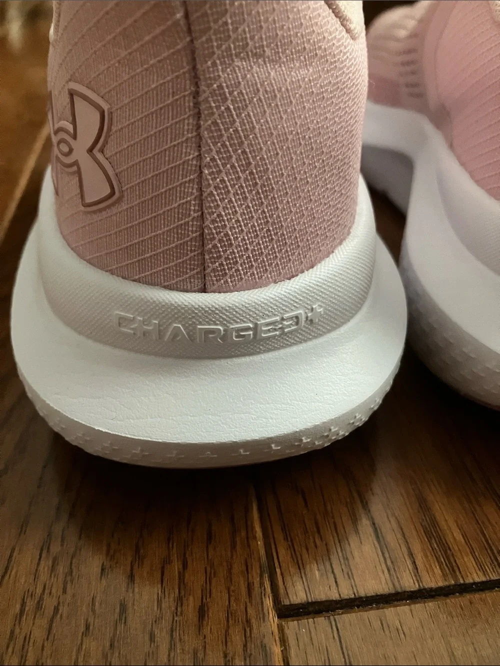Under Armour Pink Breathable Knit Running Shoes